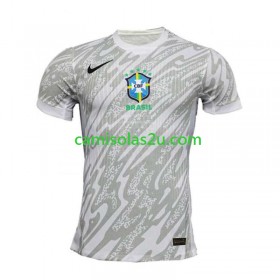 Camisolas de futebol Brasil Copa America Guarda Redes Equipamento Principal 2024 Manga Curta
